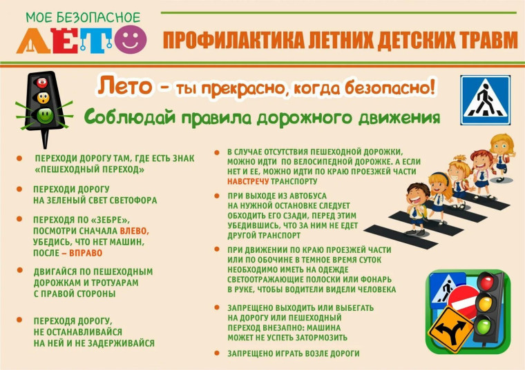 О безопасности летом.